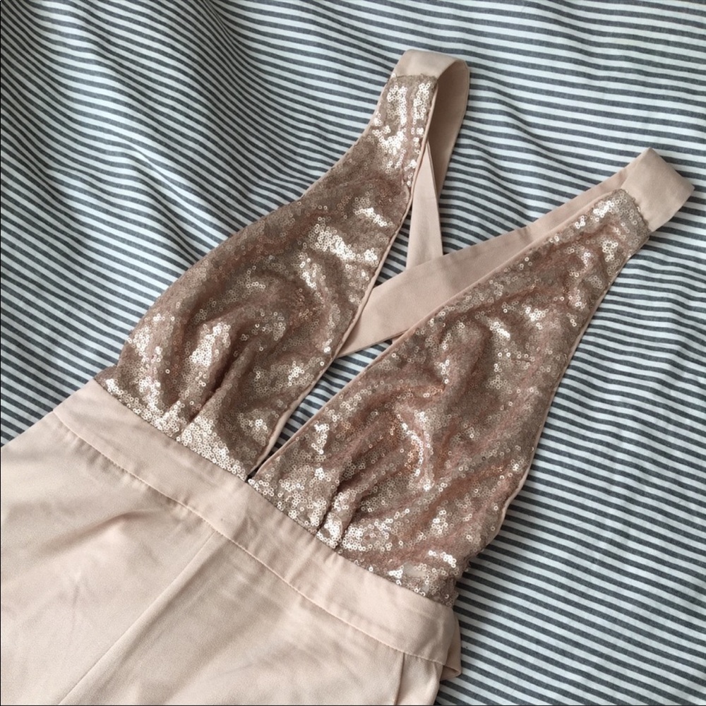 Lulus Blush Jumpsuit NWOT